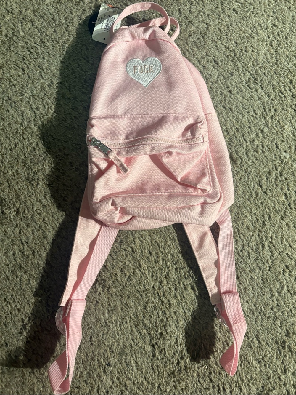 Pink ‘F**K’ Mini Backpack